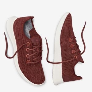 Allbirds Tree Runner Sneaker Burgundy Size 9